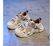 New Women's Casual Skateboard Shoes Thick-soled Chunky Sneakers Breathable Lace-up Vulcanized Shoes Women Platform Sneakers