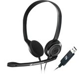 EPOS PC8 USB Auriculares Estéreo para PC & Mac - Cascos Cableados On-Ear con Micrófono con Cancelación de Ruido, Conexión USB, Control de Volumen y Mute, Diseño Ultraligero, para Trabajo y Llamadas