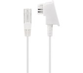 Goobay 60664 cable telefónico 0,5 m Blanco