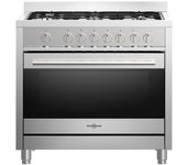 Cocina Gas - Vitrokitchen ST9060IB, 90 cm, Butano, Acero Inoxidable