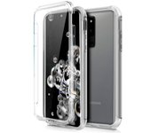 FUNDA MOVIL BACK + FRONT COVER COOL SILICONA 3D TRANSPARENTE SAMSUNG