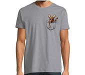 Camiseta Hombre Manga Corta Canguro laTostadora