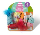 Outward Hound Catstages Sweet Treats Peluches Surtidos para gatos