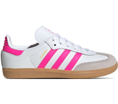 Adidas Samba Unisex Zapatillas - Blanco - Talla: 33 - Piel - Foot Locker