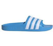 Adidas adilette Unisex Sandalias y Flip-Flops - Azul - Talla: 31.5 - Malla/sintético - Foot Locker