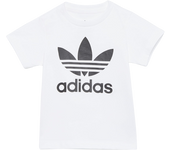 Adidas Trefoil Unisex Camisetas - Blanco - Talla: 57 - 62 CM - Tejido Jersey de algodón - Foot Locker