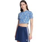 Adidas Originals X Liberty London Mujer Camisetas - Azul - Talla: 42 - Tejido Jersey de algodón - Foot Locker