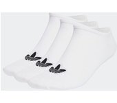 Adidas Trefoil Unisex Calcetines - Blanco - Talla: 43-45 - Cotone - Foot Locker