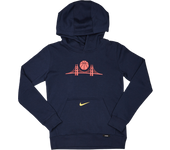 Nike NBA Unisex Sudaderas - Azul - Talla: 137 - 147 CM - Borreguillo de algodón - Foot Locker
