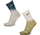 Nike Crew 2 Pack Unisex Calcetines - Gris - Talla: 38 - 42 - Foot Locker