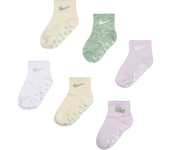 Nike Kids Ankle 6 Pack Unisex Calcetines - Púrpura - Talla: 6-  12 MONTHS - Cotone - Foot Locker