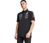 Adidas mercedes Hombre Polos - Negro - Talla: XL - Poly Mesh - Foot Locker