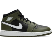 Jordan Aj1 Mid Unisex Zapatillas - Negro - Talla: 38 - Piel - Foot Locker