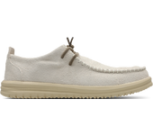 HEYDUDE Wally Nxt Moc Hombre Zapatillas - Beige - Talla: 43 - Loneta - Foot Locker