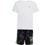 Adidas Originals X Minecraft Unisex Chándales - Blanco - Talla: 99 - 104 CM - Tejido Jersey de algodón - Foot Locker