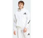 Adidas Z.n.e. Full-zip Hooded Track Hombre Chaquetas - Blanco - Talla: XL - Poly Mesh - Foot Locker
