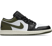 Jordan 1 Low Hombre Zapatillas - Negro - Talla: 40.5 - Cuero - Foot Locker