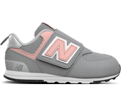 New Balance 574 Unisex Zapatillas - Gris - Talla: 23.5 - Piel - Foot Locker