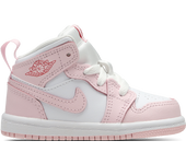 Jordan Aj1 Mid Unisex Zapatillas - Rosa - Talla: 27 - Cuero - Foot Locker