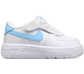 Nike Air Force Unisex Zapatillas - Blanco - Talla: 18.5 - Sintético, Cuero - Foot Locker