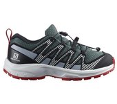Zapatillas de montaña salomon xa pro v8 gris/azul/rojo infantil