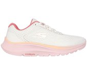 Zapatillas skechers go run consistent 2, mujer natural /rosa trim