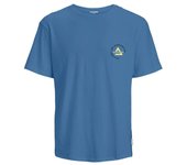 Camiseta jack & jones jcofast print tee ss crew neck smu infantil