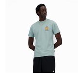 Camiseta new balance sport essentials barrel runner hombre azul