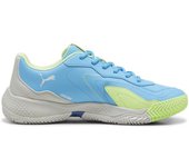 Zapatillas de pádel puma nova smash hombre luminous azul blanco