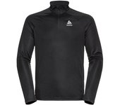 Sudadera de trail odlo mid layer essential 1/2 zip hombre negro