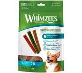 56 barritas Whimzees Snacks Dentales Stix para perros de razas pequeñas ¡Pack ahorro!
