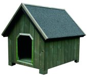 TK-Pet Alpine Caseta de Madera Gris para perros