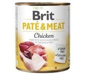 Brit Pate y Carne Pollo Grain Free Adult Latas para Perros 6 x 400 gr