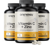 OnEnergy 3x Vitamina C + zinc, en total 1080 cápsulas