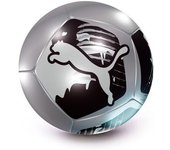 Puma - Balón Mini Final Big Cat, Unisex, Silver-Black, MINI