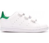 Adidas - Zapatilla Stan Smith Infantil Bebé, Unisex, White- White-Green, 25
