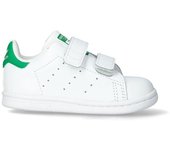 Adidas - Zapatilla Stan Smith Comfort Closure Bebé, Unisex, White-White-Green, 25