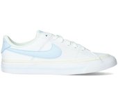 Nike - Zapatilla Court Legacy Niño, Unisex, White-Blue Tint-Sail, 4,5Y
