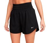 Nike - Pantalón corto One, Mujer, Black-Reflective Silv, S