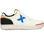 Munich - Zapatilla de fútbol sala G-3 Profit Niño, Unisex, Blanco, 36