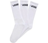 Vans - Calcetines Classic Crew (3 Pares), Unisex, White, M