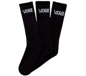 Vans - Calcetines Classic Crew (3 Pares), Unisex, Black, L