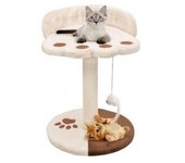 vidaXL Rascador Para Gatos Con Poste De Sisal 40 Cm Beige Y Marrón