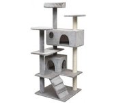 vidaXL Rascador Para Gatos Con Poste Rascador De Sisal 125 Cm Gris