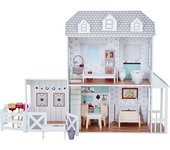 Teamson Casa de muñecas 89.5 cm, blanco/gris