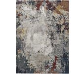 Atticgo Alfombra geométrica gris 160x230 cm