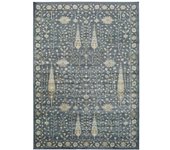 Atticgo Alfombra en viscosa azul 160x230 cm