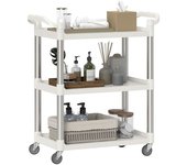 Homcom Carrito auxiliar 88x44x93 cm blanco