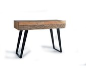 GINER Y COLOMER Consola de madera de acacia y metal