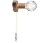 Creative Aplique de madera con cable de yute